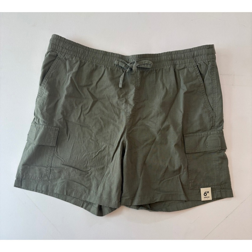 NWT Men's No Boundaries Green 6" Shorts Size XL (40-42)